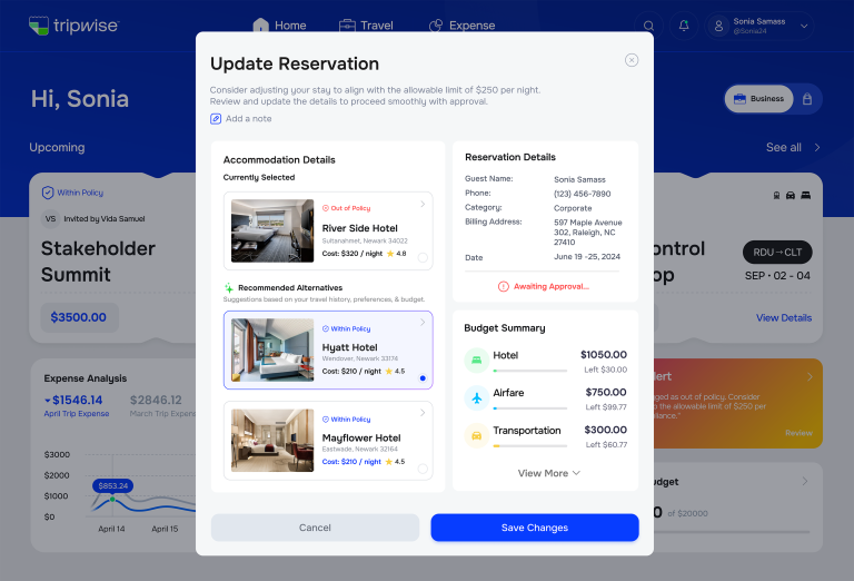 Sonia accepts AI recommendation